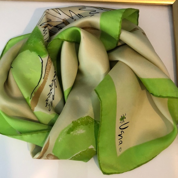 Vera Neumann Amazing Silk Square Scarf Piece of Art Poppy Flowers. 1968 - Picture 11 of 16